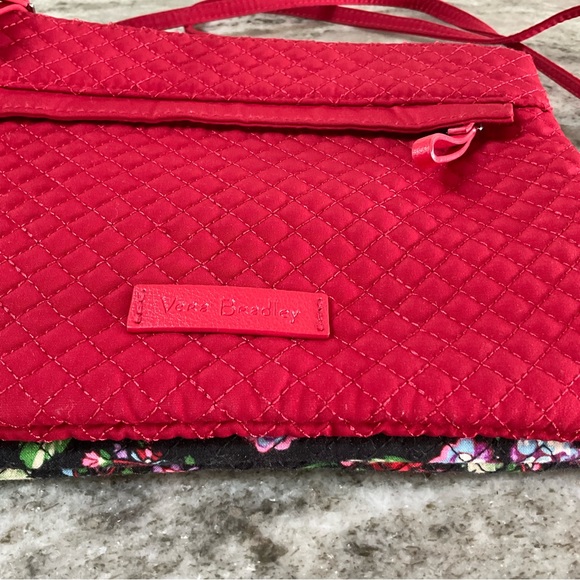 Vera Bradley Winter Berry/Cardinal custom double crossbody bags - Picture 8 of 15